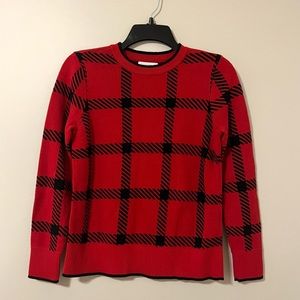 Red and Black Plaid Sweater ❤️